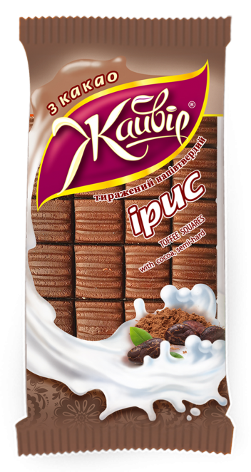 Ірис тиражений напівтвердий з какао