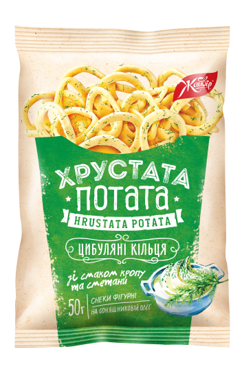 Цибуляні кільця  зі смаком кропу і сметани